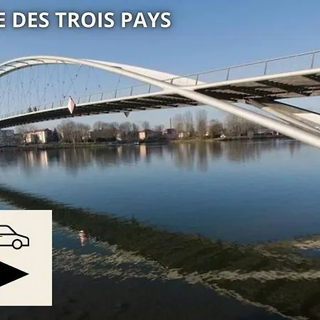 L'escale, Proche Suisse, Parking アパート Hesingue